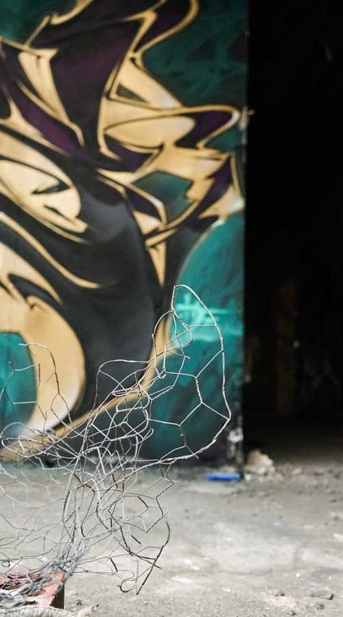 Mural personalizado graffiti wildstyle 3D