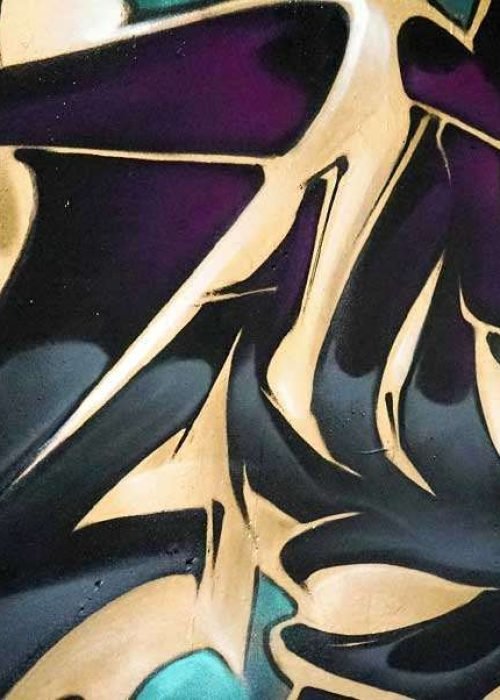 Mural personalizado graffiti wildstyle 3D