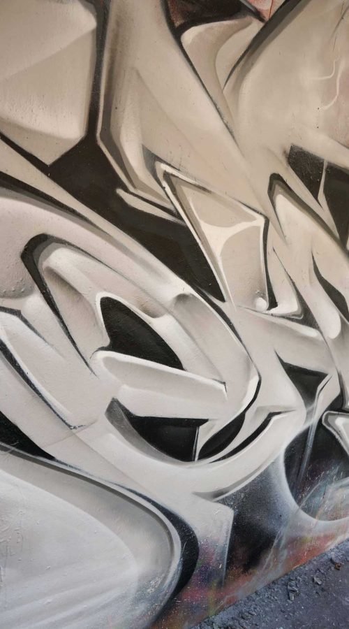 Decoración con graffiti 3D wildstyle moderno