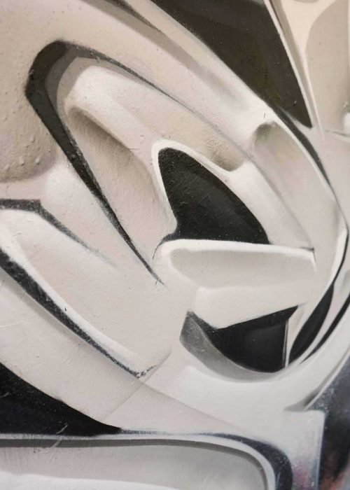 Decoración con graffiti 3D wildstyle moderno