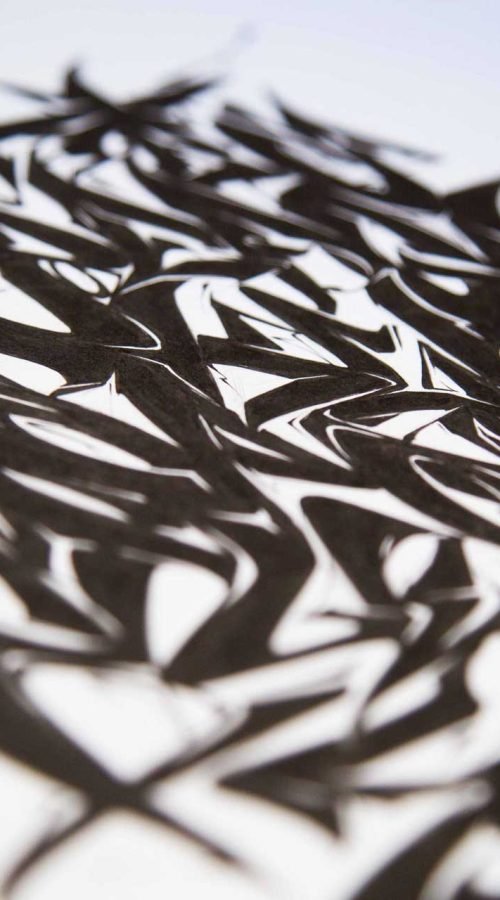 Letras decorativas en graffiti formando abecedario