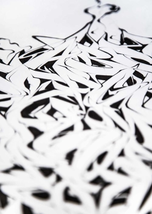 Mural de abecedario graffiti para decoración creativa