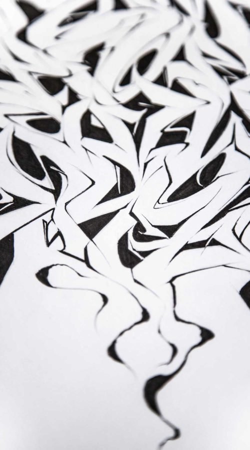 Mural de abecedario graffiti para decoración creativa