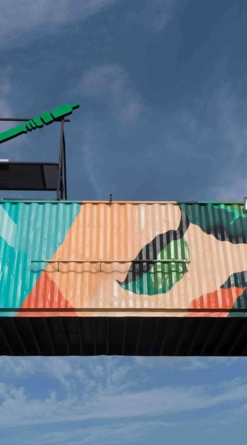 mural Mural artístico a gran escala para Iberdrola en la entrada del festival Mad Coolmad cool