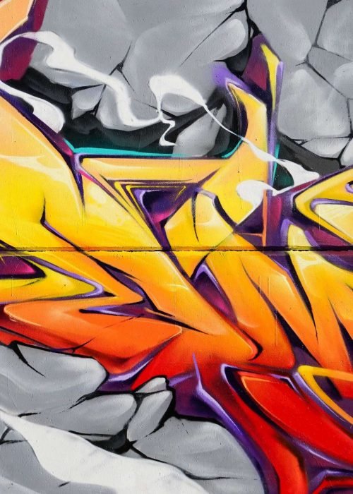 Mural Graffiti juggernaut