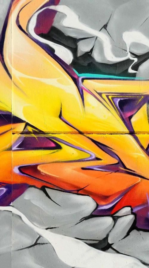 Mural Graffiti juggernaut