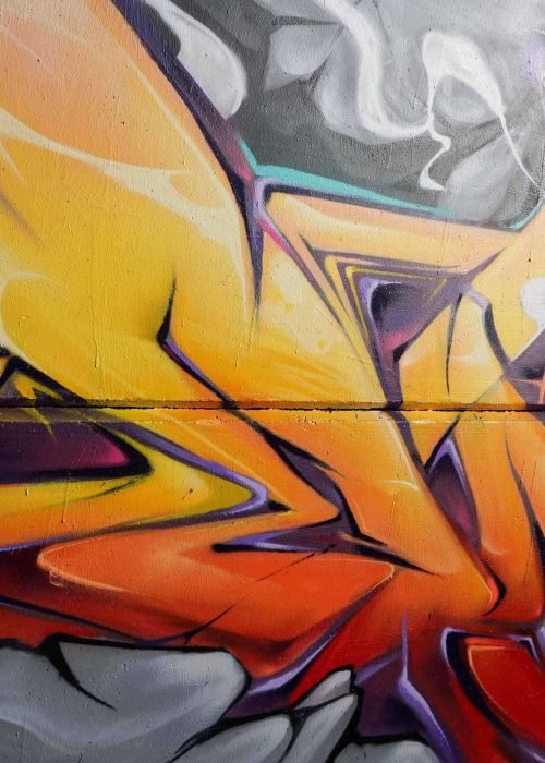 Mural Graffiti juggernaut