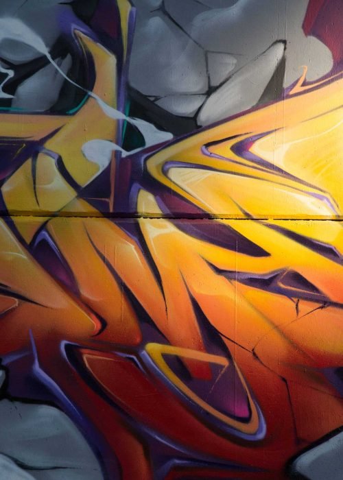 Mural Graffiti juggernaut