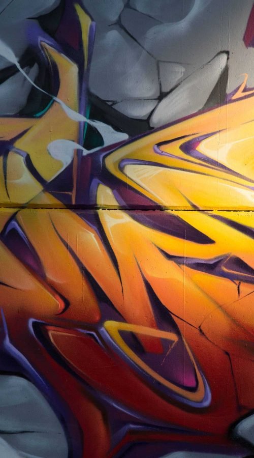 Mural Graffiti juggernaut