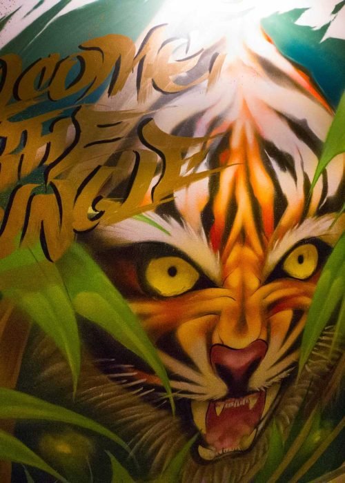 mural en sotanos y bodega