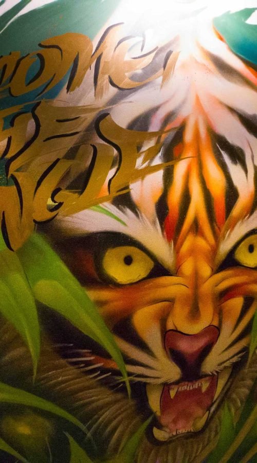 mural en sotanos y bodega