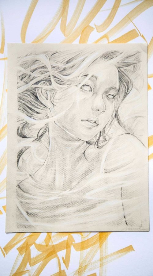 Ilustración personalizada inspirada en versos poéticos