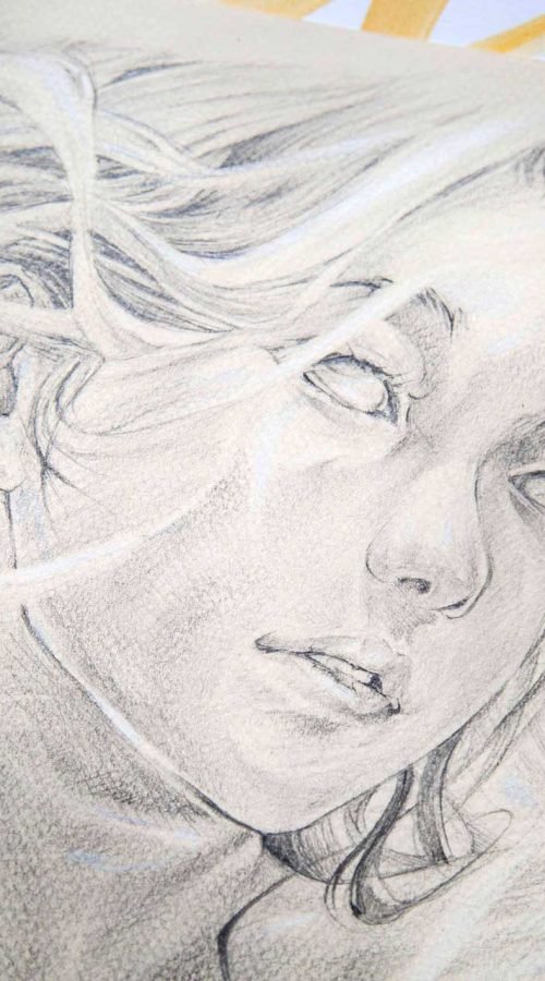 Ilustracion personalizada sombras luces viento sol