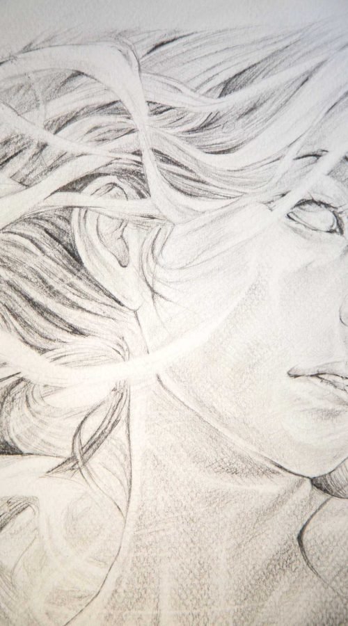 Ilustración personalizada inspirada en versos poéticos