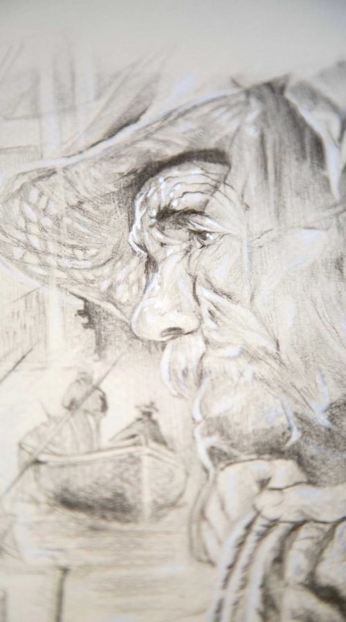 Ilustración personalizada que representa un poema