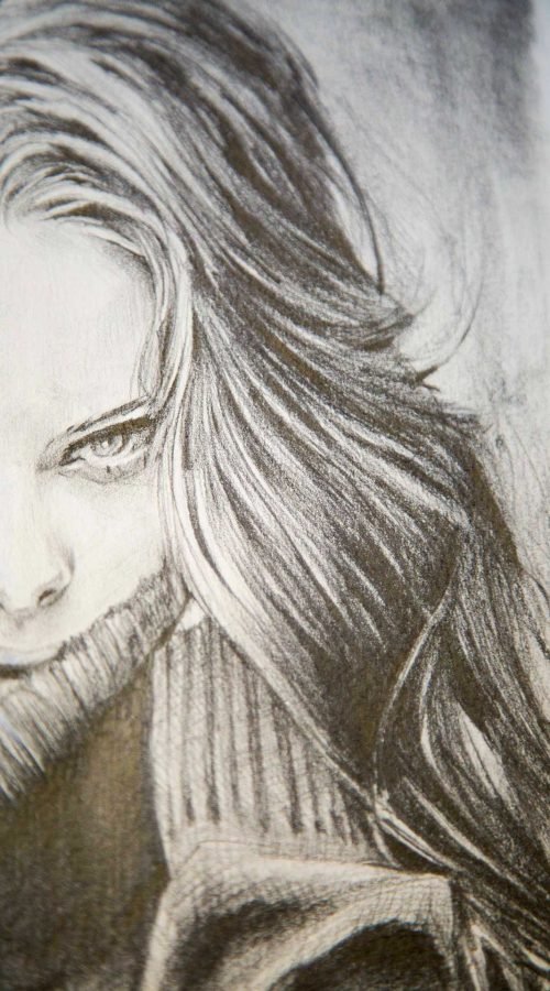 Ilustración artística basada en un poema personalizado