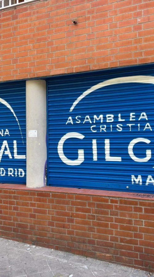 Mural en cierres metálicos Gilgal Madrid