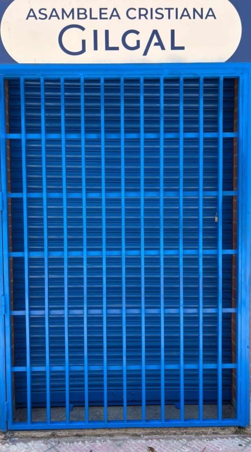 Mural en cierres metálicos Gilgal Madrid