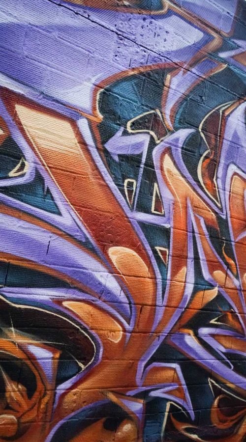 graffiti 3D wildstyle con letras en relieve