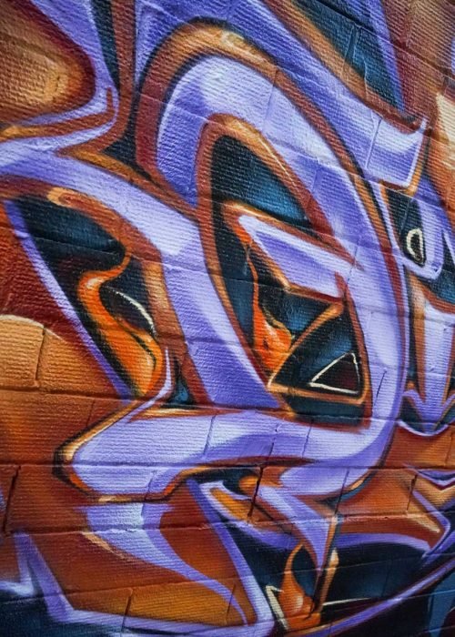 graffiti 3D wildstyle con letras en relieve