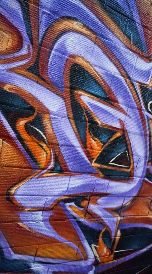 graffiti 3D wildstyle con letras en relieve