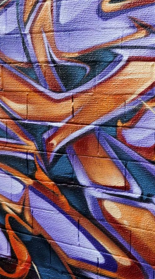 graffiti 3D wildstyle con letras en relieve