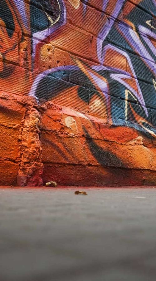 graffiti 3D wildstyle con letras en relieve