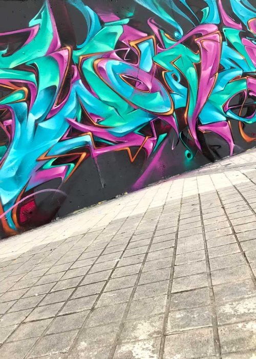 Graffiti 3D wildstyle en gran formato
