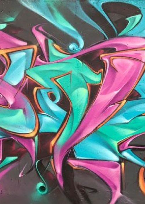 Graffiti 3D wildstyle en gran formato