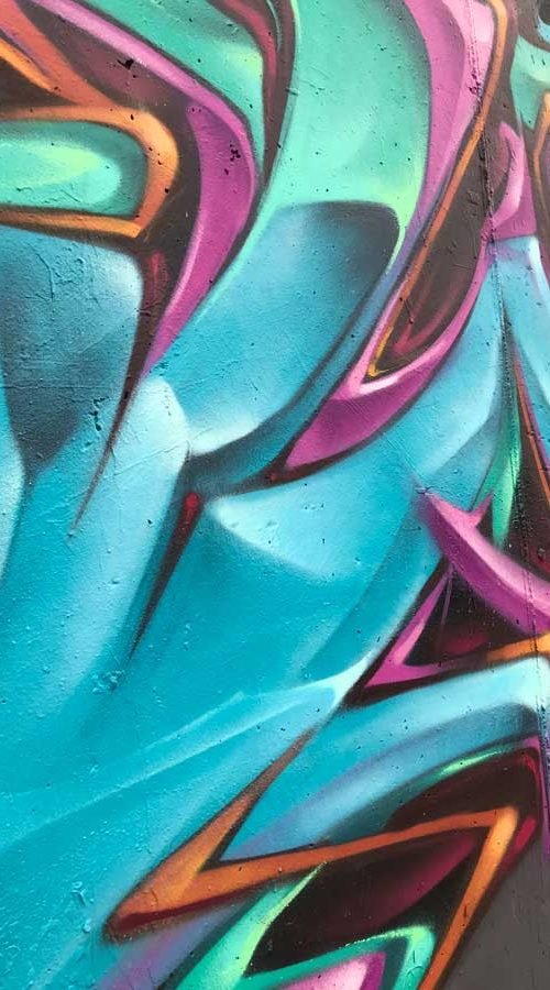 Graffiti 3D wildstyle en gran formato