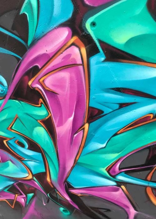 Graffiti 3D wildstyle en gran formato