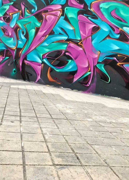 Graffiti 3D wildstyle en gran formato