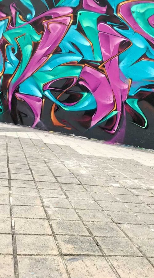 Graffiti 3D wildstyle en gran formato