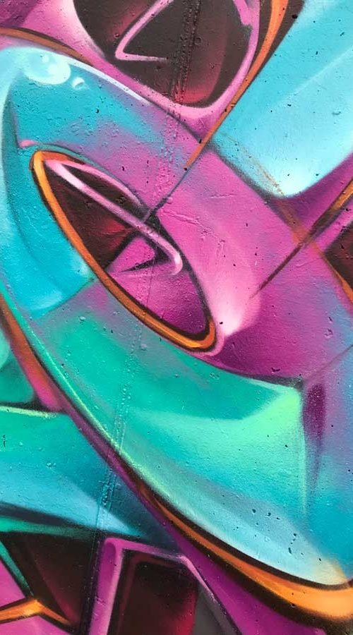 Graffiti 3D wildstyle en gran formato