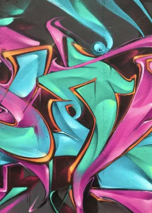 Graffiti 3D wildstyle en gran formato