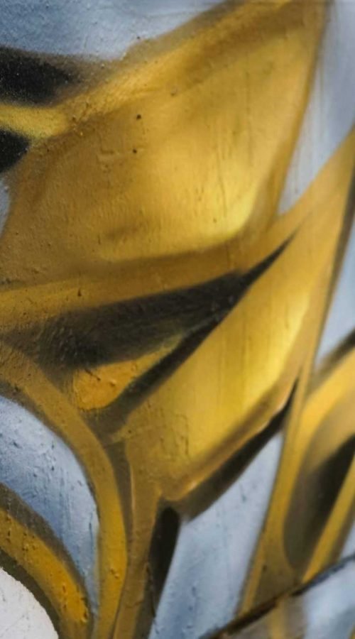 Mural 3D wildstyle con colores vibrantes