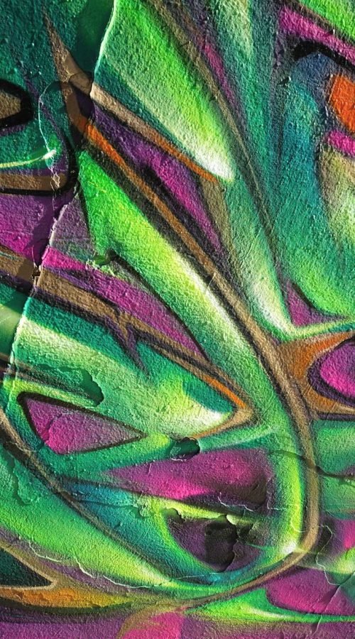 Arte mural 3D wildstyle con profundidad realista