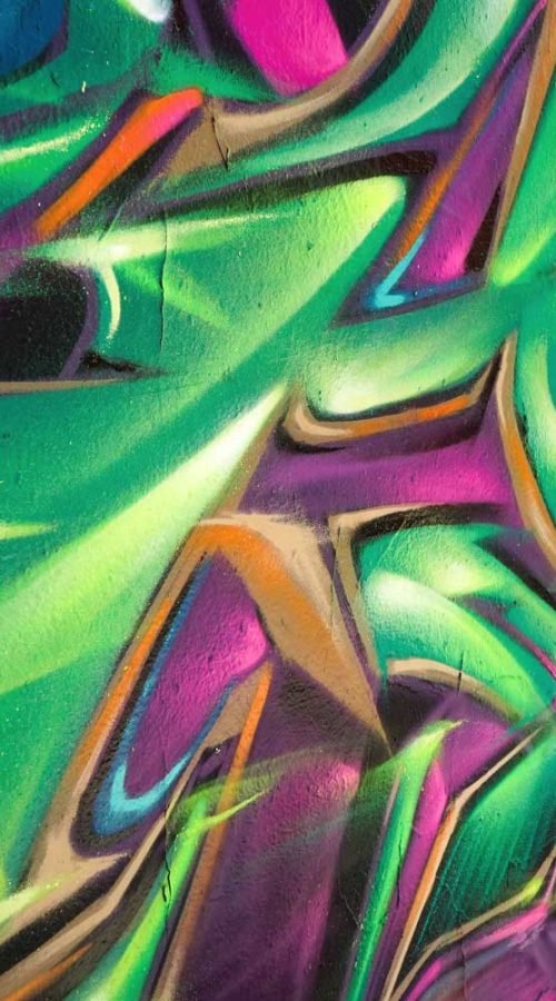 Arte mural 3D wildstyle con profundidad realista