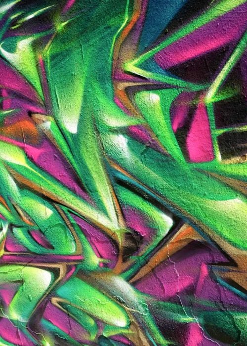 Arte mural 3D wildstyle con profundidad realista