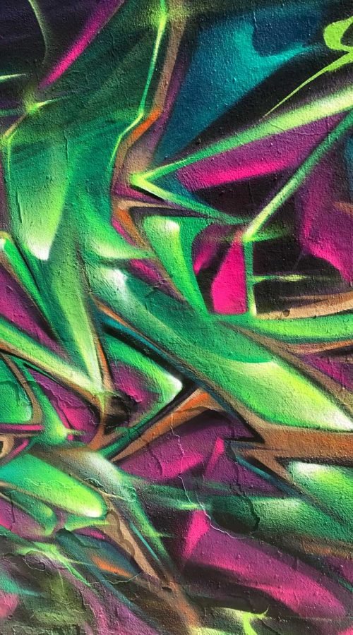 Arte mural 3D wildstyle con profundidad realista