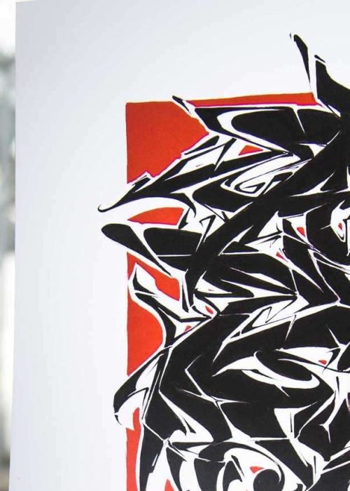 Abecedario en estilo graffiti profesional