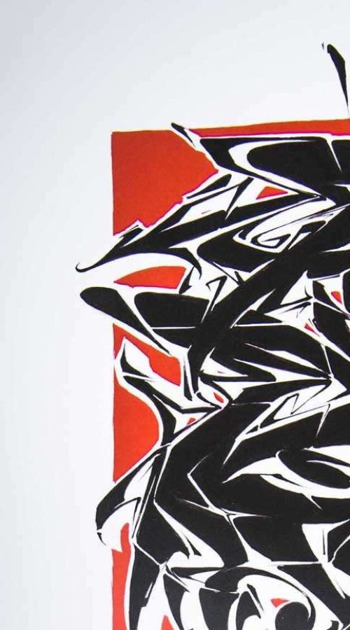 Abecedario en estilo graffiti profesional