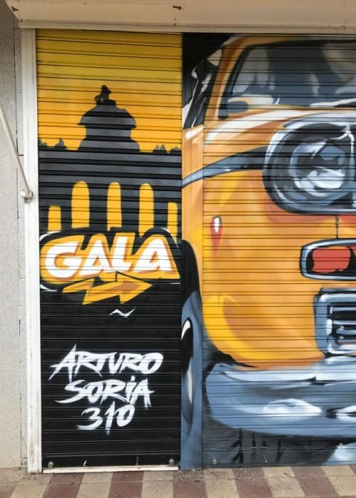 graffiti-coche-clasico-persianas-cierres-metalicos-madrid-arturo-soria-madrid-2
