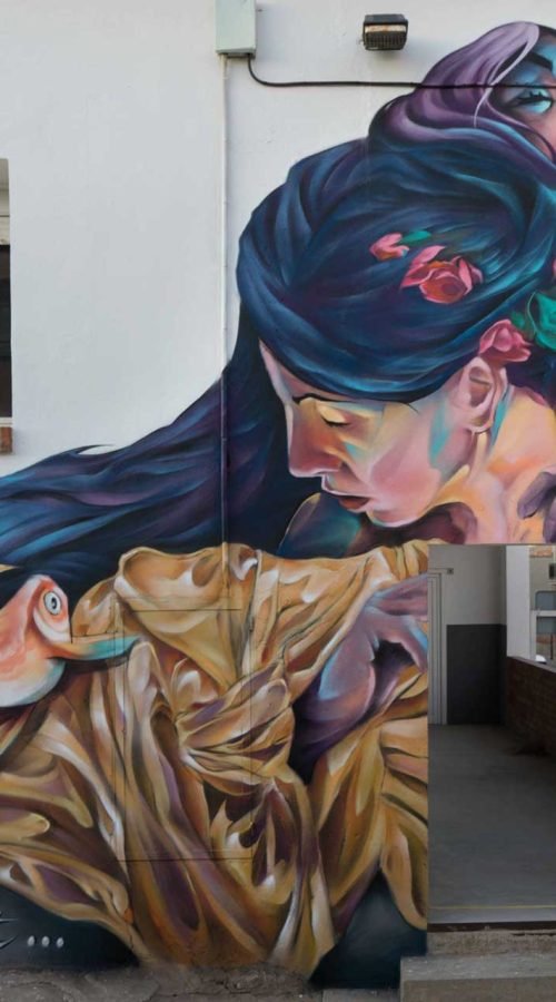 Mural institucional contra la violencia de genero II Edicion en Castellnou de Seana por El Arte Urbano