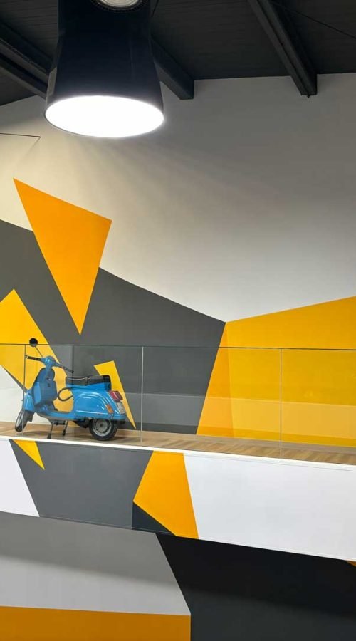 mural interior en oficinas