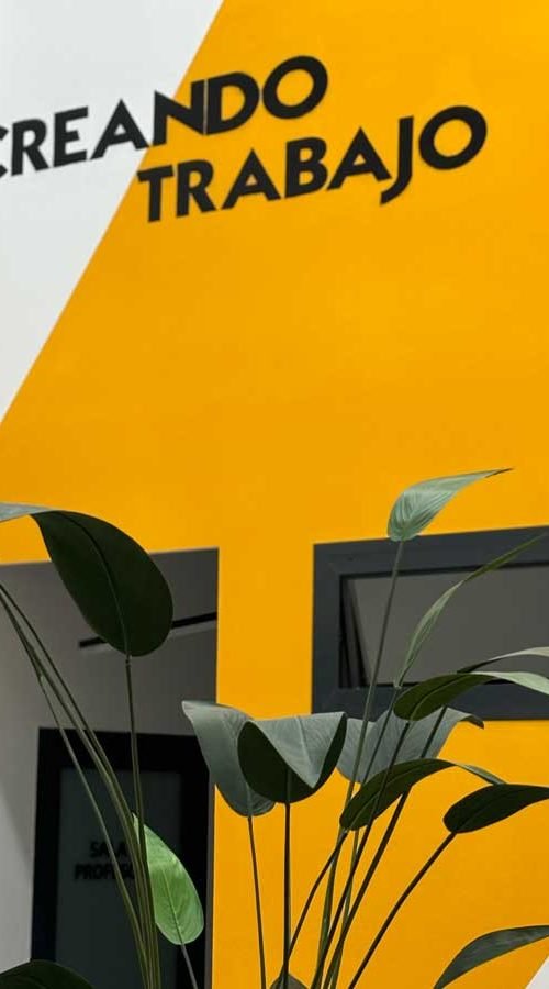 mural interior en oficinas