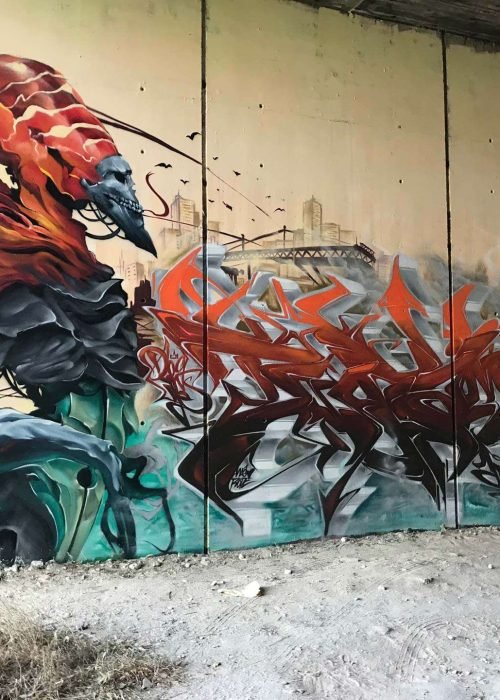 Mural Graffiti Faraon