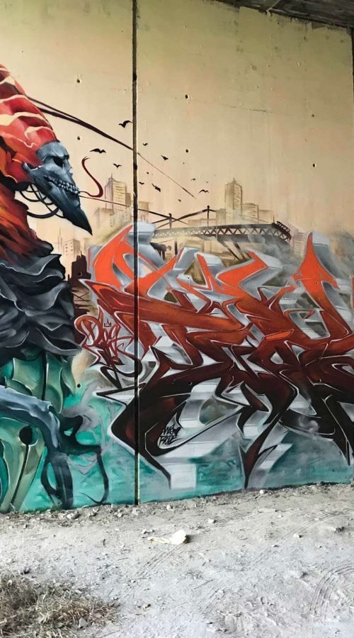 Mural Graffiti Faraon