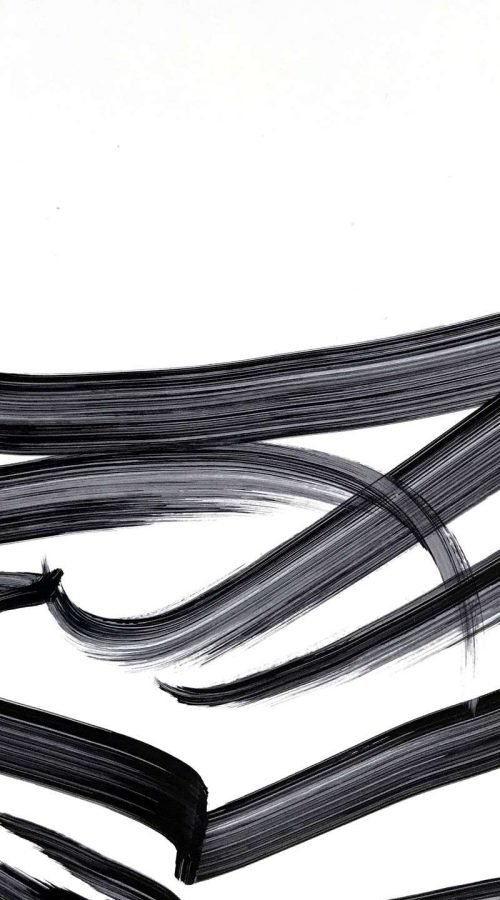 Tag graffiti artístico con trazo fluido y original