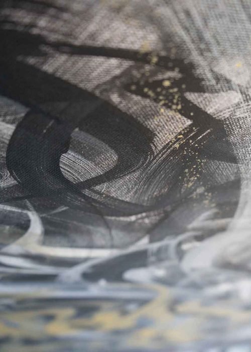 Tag mural con letras graffiti y firma personalizada